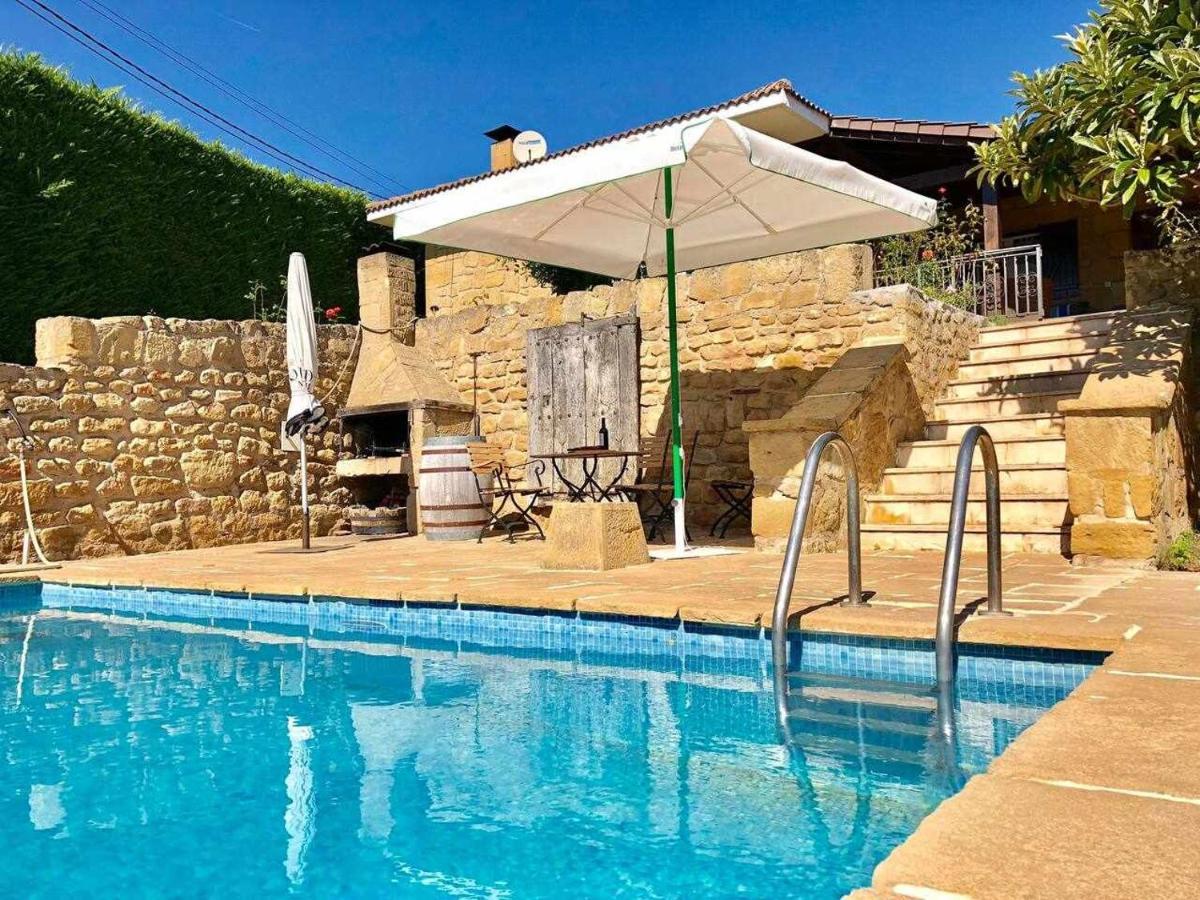 Sagastienea Villa Con Piscina Y Tenis En La Rioja Samaniego Esterno foto